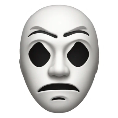 Scary movie mask  sticker