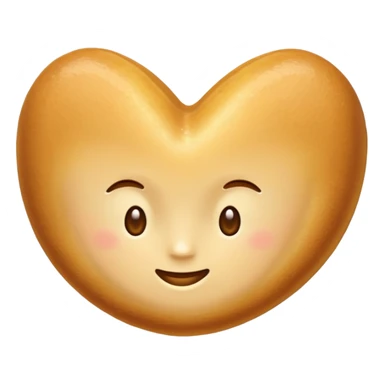 dessert Madeleine. without tail detail. long shape sticker