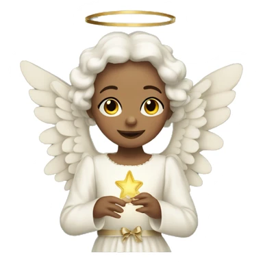 Victorian Christmas Angel sticker