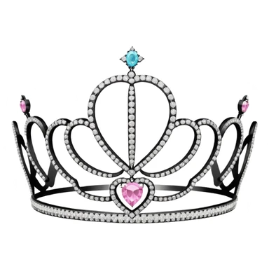 anillo de cumpleañera de 15 años y que tenga los 15 en el medio y que fuera una diadema sticker