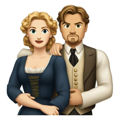 Kate winslet and Leonardo dicaprio titanic sticker