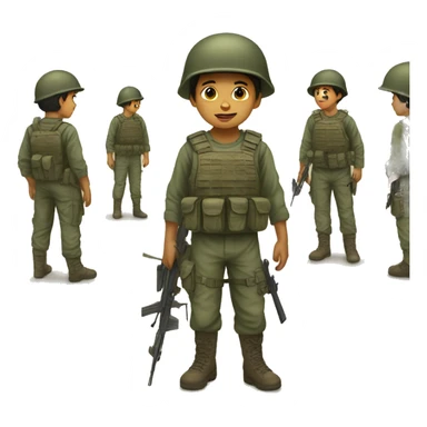 niños en guerra sticker