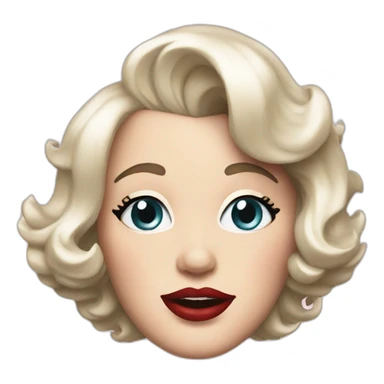 Marylin Monroe sticker