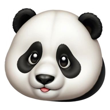 Panda kiss sticker