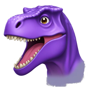 Purple tyrannosaurus rex  sticker