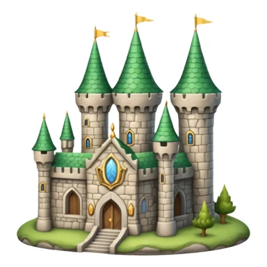 elf castle sticker