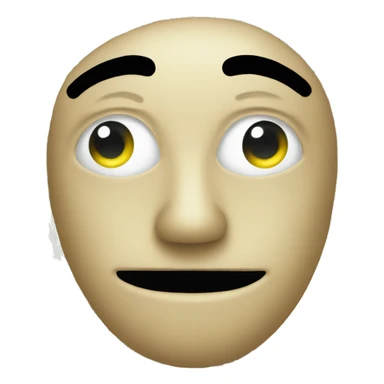 Face with eyes see money sticker