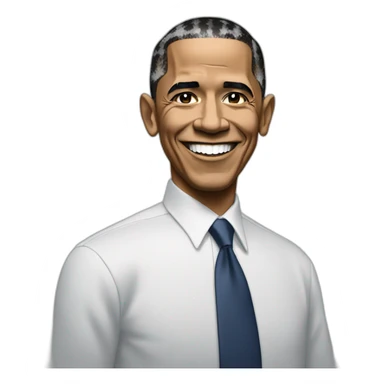 Obama dar este alb sticker