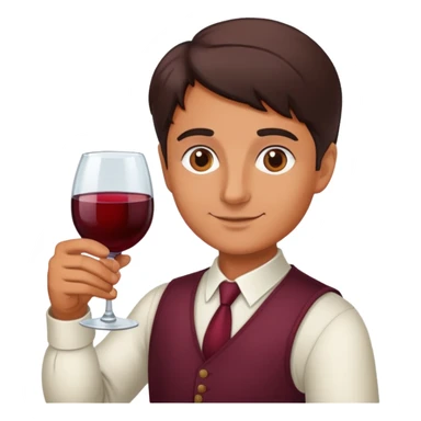 Italian with wine sticker