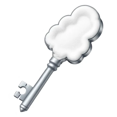 white powder on the tip of a key sticker