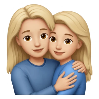 two people cuddling sticker
