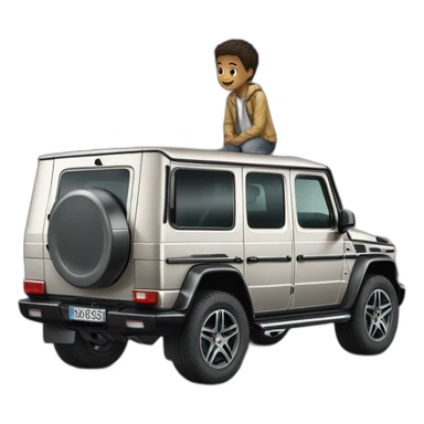 g 63 and a boy sticker