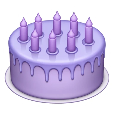 Lavender cake sticker
