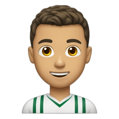 Ronaldo à l école sticker