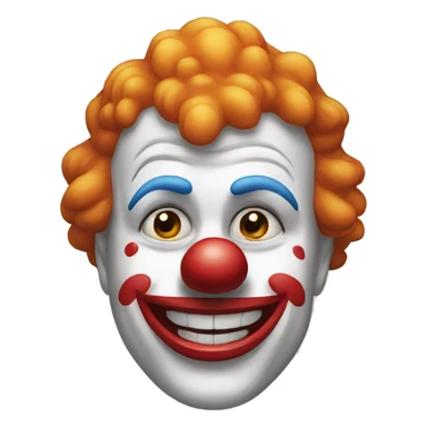 clown drole sticker