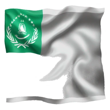 Generate new Afghanistan white flag sticker