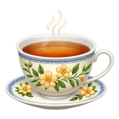 bridgerton aesthetic tea sticker