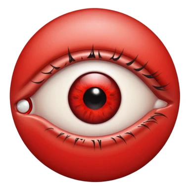 horror eye sticker