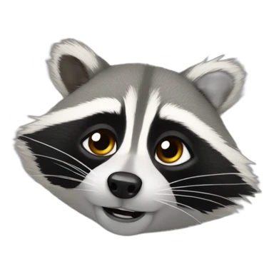 boris johnson racoon sticker