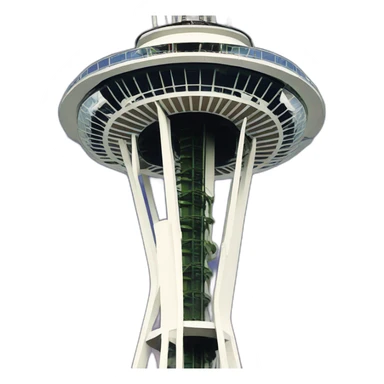 Top of Space needle, Seattle  sticker