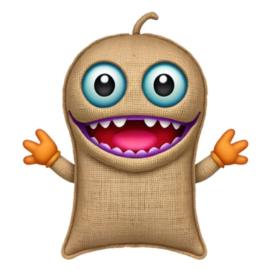 Puppet monster sticker