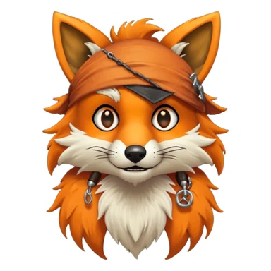 Foxy (from FNaF) animatronic  sticker