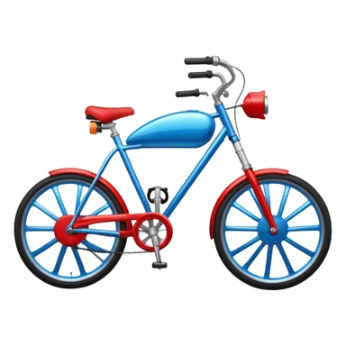 a bike next to other bike sticker