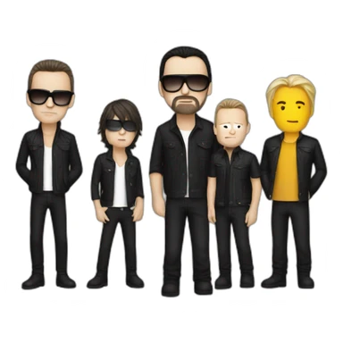 U2 band sticker