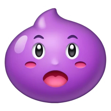 A sour sticker with a purple color sticker