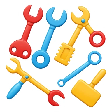 baby toy tools sticker
