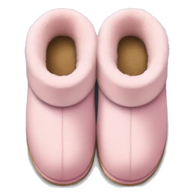 light pink UGG slippers  sticker