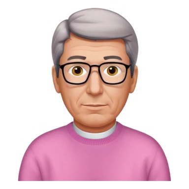 patrick balkany en pull rose sticker