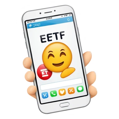 ETF on aphone sticker