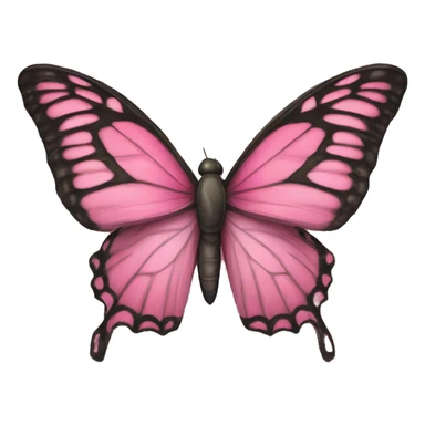 mariposa rosa sticker