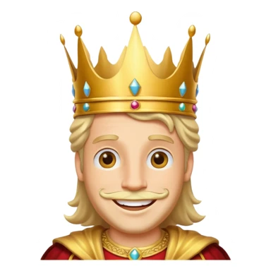 happy king sticker