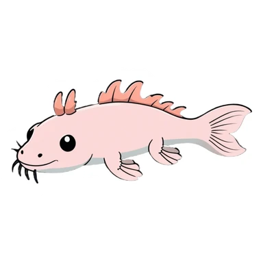 Axolotl sticker
