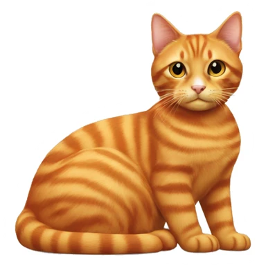 orange tabby cat and black cat  sticker
