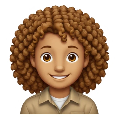 curly animal with shirt sticker