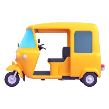 tuk tuk transport, playful and shiny sticker