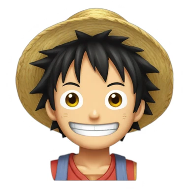 One piece Luffy sticker