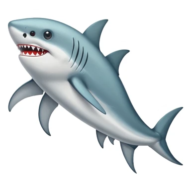 Tiburón con piernas y zapatos sticker