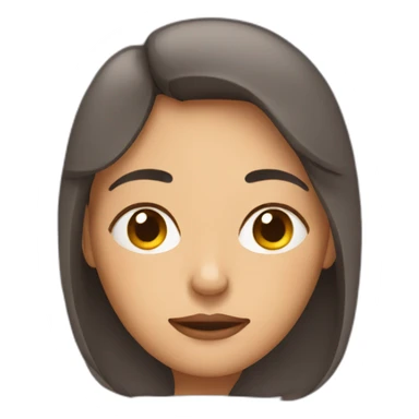 a sleepy woman sticker