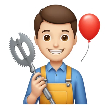 a bloon saw sticker