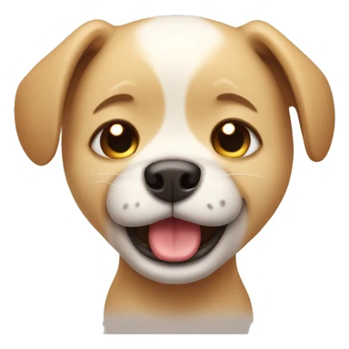 cute dog crying  sticker