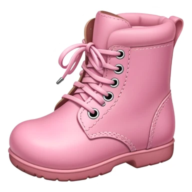 pink baby boots sticker