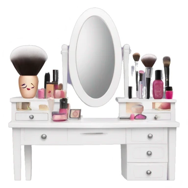 Makeup vanity  sticker