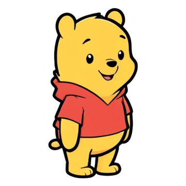 Winnie the pooh sticker