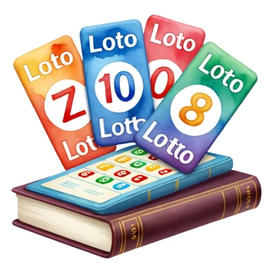 watercolor Lotto cards +book sticker
