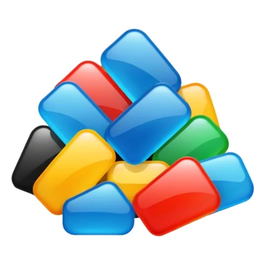 Plastic black sticker