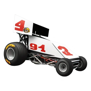 Sprint car sticker
